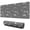 Gray Dinosaur Skeletons, variant on Long Mouse Pads for Desk,Gray Dinosaur Skeletons Fossils Pattern Desk Mats on Top Of Desks, Desk Mouse Pad Extra Large with 3mm Non-Slip Base and Stitched Edge for Gaming,Office,Work,Home 31.5"x11.8"