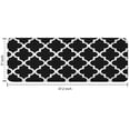 thumbnail image 7 of Black and White Geometric Lattice Pattern Kitchen Rug Mat,Kitchen Runner Rugs Non Skid Washable,Decorative Kitchen Floor Mats for Kitchen,Sink,Laundry,17"x47.2", 7 of 7