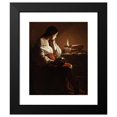 thumbnail image 2 of Georges de La Tour 15x18 Black Modern Framed Museum Art Print Titled - The Magdalen with the Smoking Flame (circa 1635-37), 2 of 5