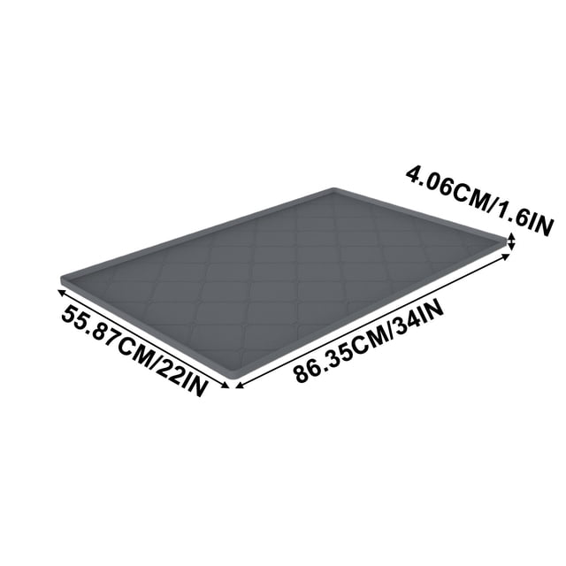 fheaev Sink Mat Drainage Mat Lower Sink Mat Thermal Insulation Mat Slip Mat Leak Proof And Sewage Storage Mat