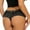 Black, variant on Floral Lace Strappy Boyshorts