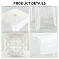 thumbnail image 5 of Ewingger 12 Pack 18.6 Inches High Plastic Stools, White Portable Backless Stools for Sitting, 5 of 7