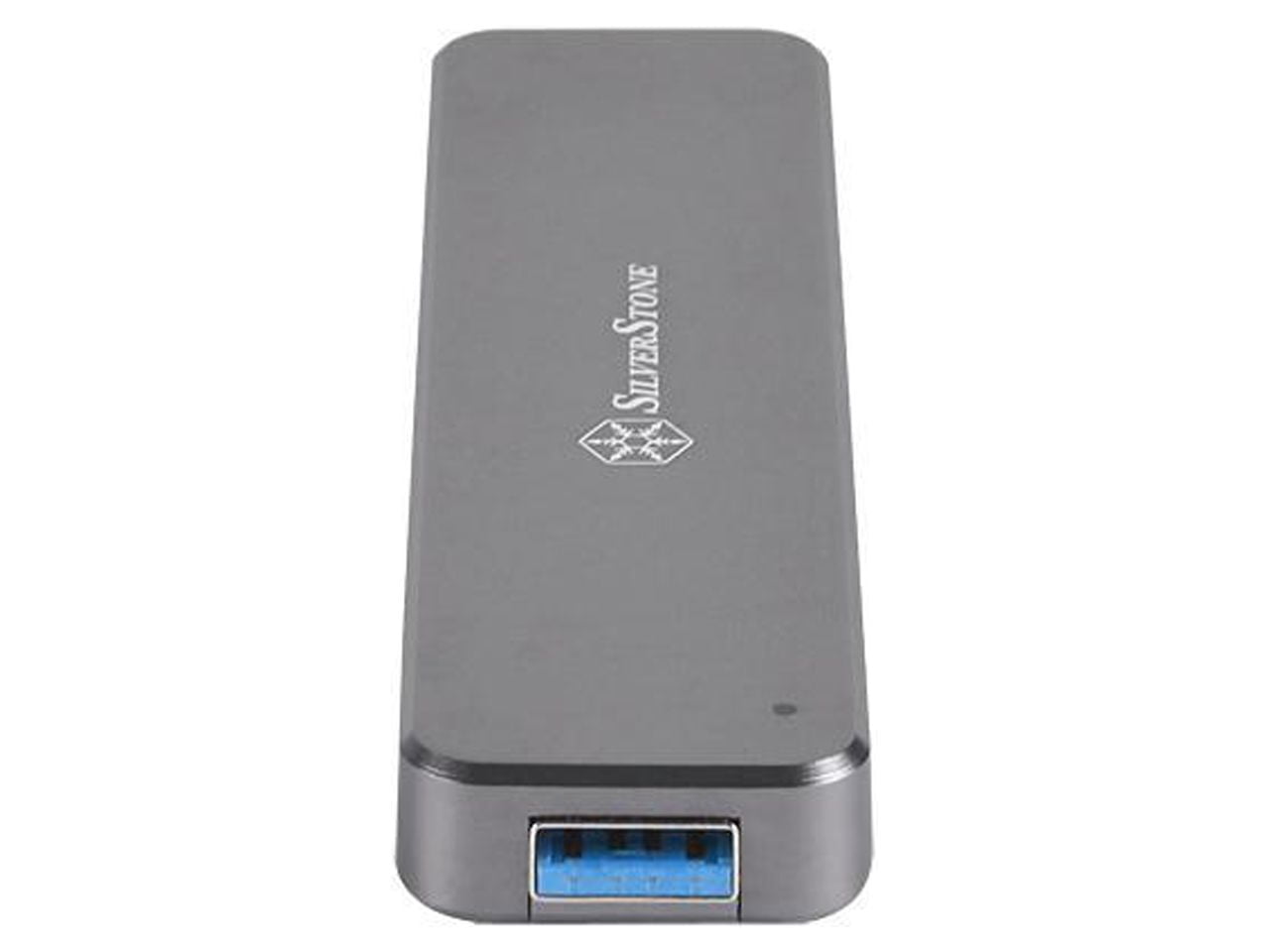SilverStone SST-MS09C M.2 SATA External SSD Enclosure with USB 3.1 Gen 2