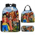 thumbnail image 1 of Nautical King Schoolbag, Luffy Backpack, Student Backpack-week, 1 of 4