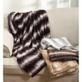 thumbnail image 2 of Saro Lifestyle Animal Print Design Faux Fur Throw Blanket Grey 50" x 60", 2 of 5