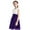 Purple, variant on iiniim Kids Flower Girl Pleated Chiffon Dress Princess Bridesmaid Wedding Pageant Party