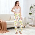 thumbnail image 5 of Dailycode Women's Pajama Pants Wide Leg Lounge Pj Bottoms With Pockets Cartoon Colorful Fishs, 5 of 7
