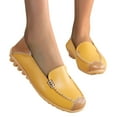thumbnail image 2 of Sngxgn Women's Ballet Flat Slip On Flats Shoes Classic Flat Shoes Casual Dress Shoes Ballet Flat Walking Shoes(Yellow,40), 2 of 7
