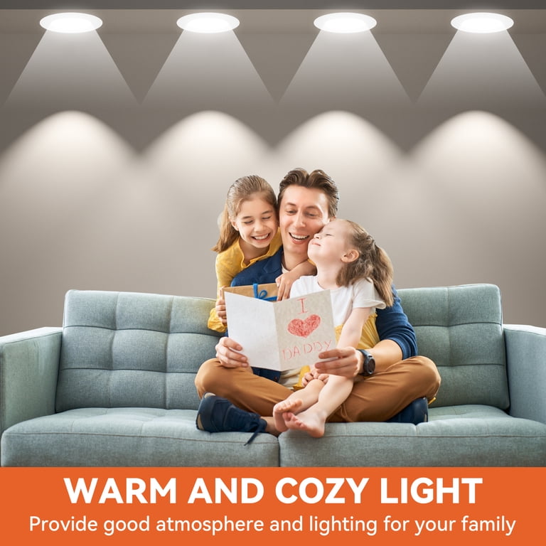 DAYBETTER LED BR30 Flood Light Bulbs, 9W Dimmable (6-Pack) photo 6