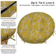 thumbnail image 4 of Replacement Papasan Cushion Cover 55 Inch - Waterproof, Tear-Resistant & Stylish - Fits Large Papasan Chair - Leaves Pattern, 4 of 7