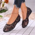 thumbnail image 7 of Willtoo Women's Ballet Flats Round Toe Slip on Lace ballerina Flat Comfortable Wedding Casual Dressy Floral Flats Shoes, 7 of 7