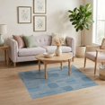 thumbnail image 3 of ODIKA 4'x6' Sky Blue Abstract Impasto Slate Washable Area Rug Modern Geometric Design With Ornamental Stain Resistant, Low Pile, Easy Care for Dorm Room, Small Living, 3 of 7