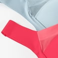 thumbnail image 5 of Zen Chic Bras for Older Women - Seamless Wireless Posture Correcting Bra, Full Coverage Ice Silk Push Up Anti Sagging Plus Size Bralette Red 42, 5 of 6