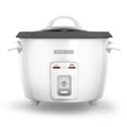 BLACK+DECKER 14 Cup Rice Cooker, White, RC3314W