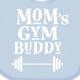 thumbnail image 4 of Inktastic Mom's Gym Buddy Fitness Workout Boys or Girls Baby Bib, 4 of 4