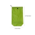 thumbnail image 3 of Nylon Travel Shoe Bag with Drawstring, Water-Resistant Packing Organizer for Slippers, Sandals and Gym Shoes, 13.78 x 5.51 in, Green, 3 of 6