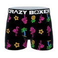 thumbnail image 6 of CRAZYBOXER Premium Army And Flamingo; Men's Boxer Briefs, 3 Pack, 6 of 10