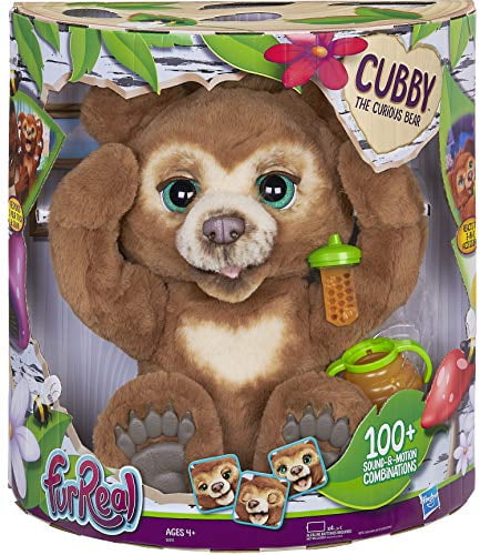 Hot Doll Fur Real Friends Cubby The Curious Bear Interactive Plush Cuddly Toy 