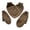 Coffee, variant on Couple Winter Gloves Flip Top Convertible Mittens Soft Warm Full Finger Cover with Heart Shape Design for Walking Running Cycling Cold Weather Accessories