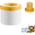 thumbnail image 1 of HAHADAXA Silicone Ice Cube Tray,60-Nugget Mini Ice Cube Molds with Spill-Resistant Removable Lid,Reusable Ice Maker Storage Bucket for Whiskey and Cocktails, 1 of 6