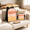thumbnail image 5 of Womens Cute Ice Cream 3 Piece Set Sweet College Backpack for School Back to School Backpack for Women, 5 of 5