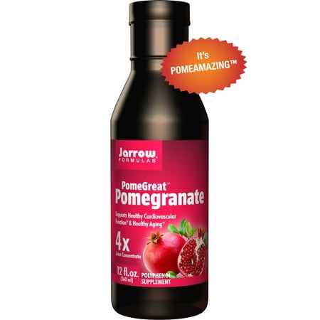 Jarrow Formulas Pomegranate Juice Concentrate, For Brain and Cardiovascular Support, 12 Fluid Ounce