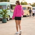 thumbnail image 7 of Half Zip Cropped Hoodies for Women Y2k Cute Jackets Spring Fashion 2026 Sweatshirts, 7 of 7