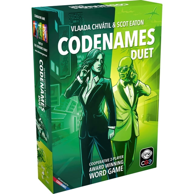 Juego de mesa CGE Codenames Duet: juego cooperativo de palabras