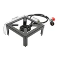 thumbnail image 3 of Gas Stove BBQ Propane Cooker Outdoor Picnic Grill Stove Adjustable Single Burner, 3 of 6