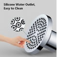 thumbnail image 5 of 20-Stage Filtered Shower Head, 6-Inch Rain Shower Head with Built-in Hard Water Filter, Removes Heavy Metals, High Pressure 7 Spray Modes, Adjustable Angle, Water Saving, Silver, 5 of 7