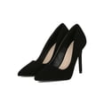 thumbnail image 5 of Women Suede Pointy Toe Stiletto Pump 18323, 5 of 6