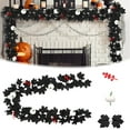 thumbnail image 2 of Oimcto Halloween Pumpkin Vines,26-Head Maple Vines - 67,Versatile and Practical Artificial Flower Decoration with Rattan Atmosphere No Need for No Withering Multi Scenario Rattan Artificial Flowers, 2 of 7