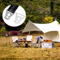 thumbnail image 1 of WEUVEB 10Pcs Canopy Triangle Buckle Hook Stainless Steel Tent Rope Fastener Lightweight, 1 of 6
