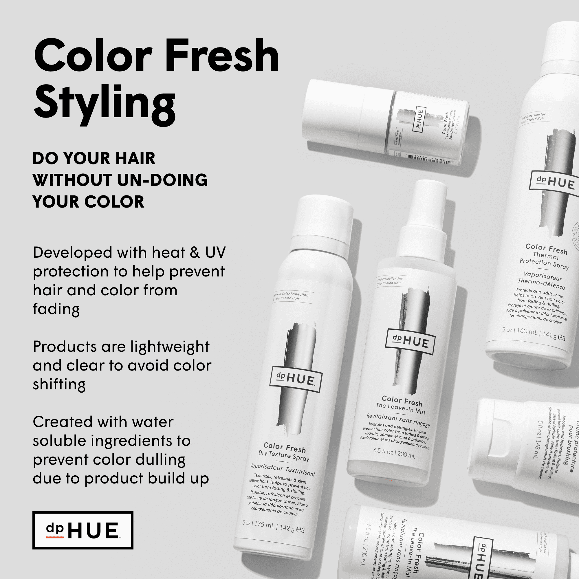 dpHUE Color Fresh Touchable Hairspray - 8 oz