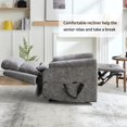 thumbnail image 4 of Sesslife Power Lift Recliner Chair for Elderly, Lift Chair Recliners with Massage and Heat, Reclining Mechanism Electric Sofa with 2 Cup Holders and Side Pockets for Living Room, Dark Gray, 4 of 8