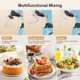 thumbnail image 5 of CUOCCO PRO 1000W Stand Mixer - Electric Stand Mixer with 5.5Qt Bowl, 11 Speeds, Dough Hook & Whisk & Beater, Tilt-Head, Dishwasher Safe, Suction Base, Blue, 5 of 10