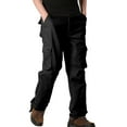 thumbnail image 2 of TXGREN Cargo Pants for Men Men's Work Pants Hiking Cargo Pants Six Pockets Outdoor Ripstop Multi Pockets Breathable Cotton Pants Size:29-44, 2 of 9