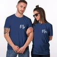 thumbnail image 2 of Tuphregyow Valentine's Day Men Love Heart Print Crew Neck T-Shirt - Loose Casual Summer Outdoor Leisure Top Navy M, 2 of 6