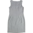 thumbnail image 5 of Tahari Ensemble Robe à Garniture de Perles pour Femme, Gris, 12, 5 of 5
