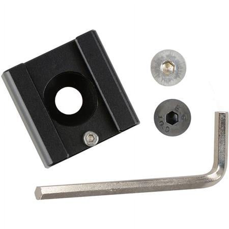 UPC: 0619125203601 | 1/4 -20 Mount to Shoe Adapter for Flash Light DSLR Rig  Blackmagic  Cinema Camera  Cage  Black