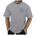 thumbnail image 4 of Playeras Básicas Para Hombre, Blusa Informal De Color Liso Con Cuello Redondo, Manga Raglán Lisa, Botones, 4 of 7