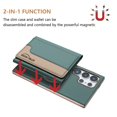 thumbnail image 3 of Decase Premium Flip Magnetic Wallet Case Compatible with Samsung Galaxy S24 FE,Shockproof RFID Wallet Protection Cover with Credit Card & Cash Slot,PC+TPU & PU Leather Hybrid Back Cover,Green, 3 of 12