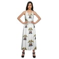 thumbnail image 1 of Moomaya WoMen's Spaghetti Strap Side Slit Dress Plus Size Printed Clothing, 1 of 6