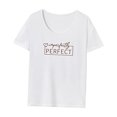 thumbnail image 3 of Camiseta para mujer, camiseta ligera con cuello redondo para uso diario, regalo de viaje para mujer S, 3 of 7