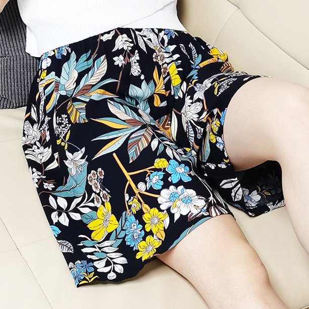 Pantalones cortos de lunares para dormir para mujer, pijamas de verano, ropa de dormir bonita de estilo coreano, ropa de casa, ropa de habitación con cintura elástica