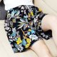 thumbnail image 1 of Pantalones cortos de lunares para dormir para mujer, pijamas de verano, ropa de dormir bonita de estilo coreano, ropa de casa, ropa de habitación con cintura elástica, 1 of 4