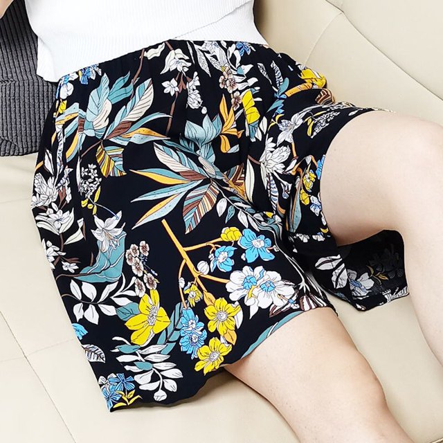 Pantalones cortos de lunares para dormir para mujer, pijamas de verano, ropa de dormir bonita de estilo coreano, ropa de casa, ropa de habitación con cintura elástica