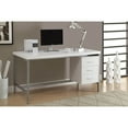 thumbnail image 2 of Monarch Specialties Computer Desk, Home Office, Laptop, Storage Drawers, 60"L, Work, White Laminate, 2 of 5