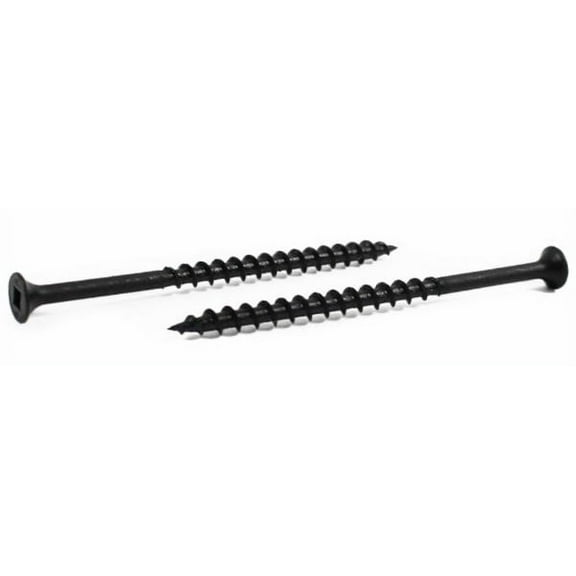 #10 x 2 1/2" Coarse Drywall Screws / Square / Bugle Head / Steel / Black Phos - 1000 Piece Carton