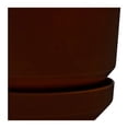 thumbnail image 3 of Maceta Edenika Formec con Plato Contemporánea 14 Pulgadas Chocolate, 3 of 4